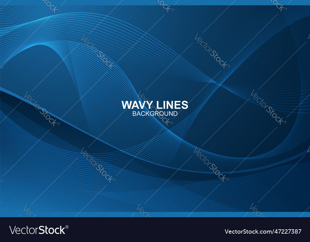 Abstract wavy lines background in design