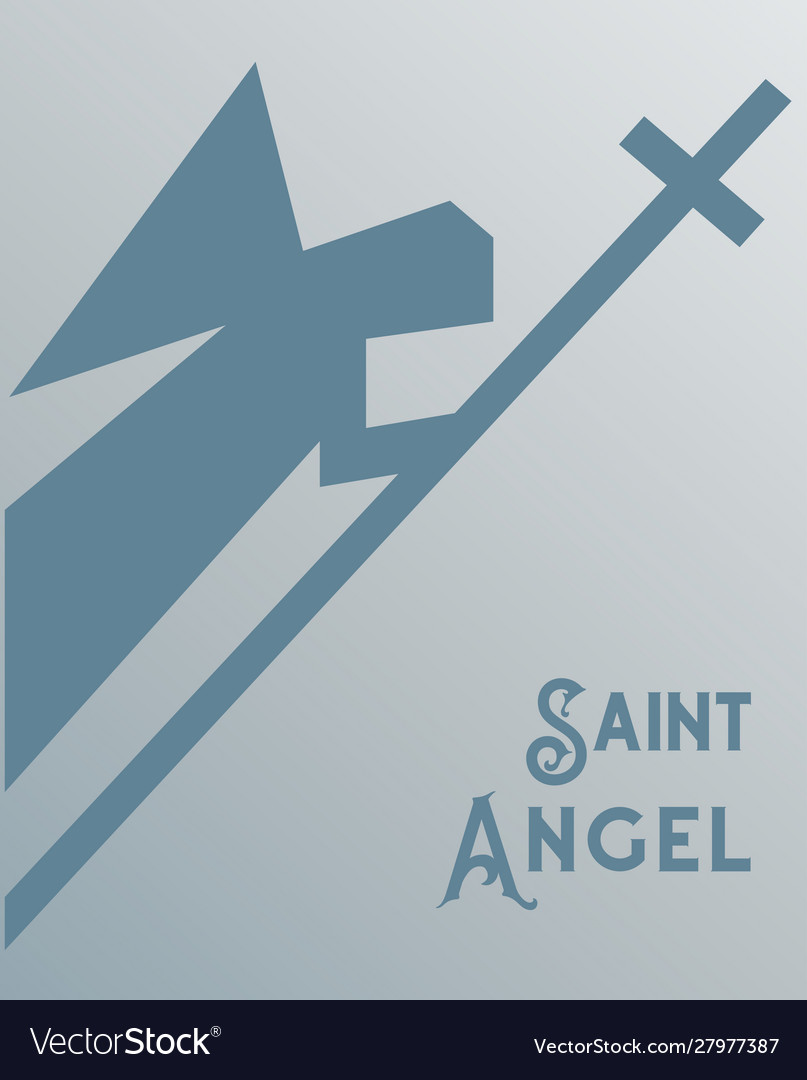 Angel origami icon