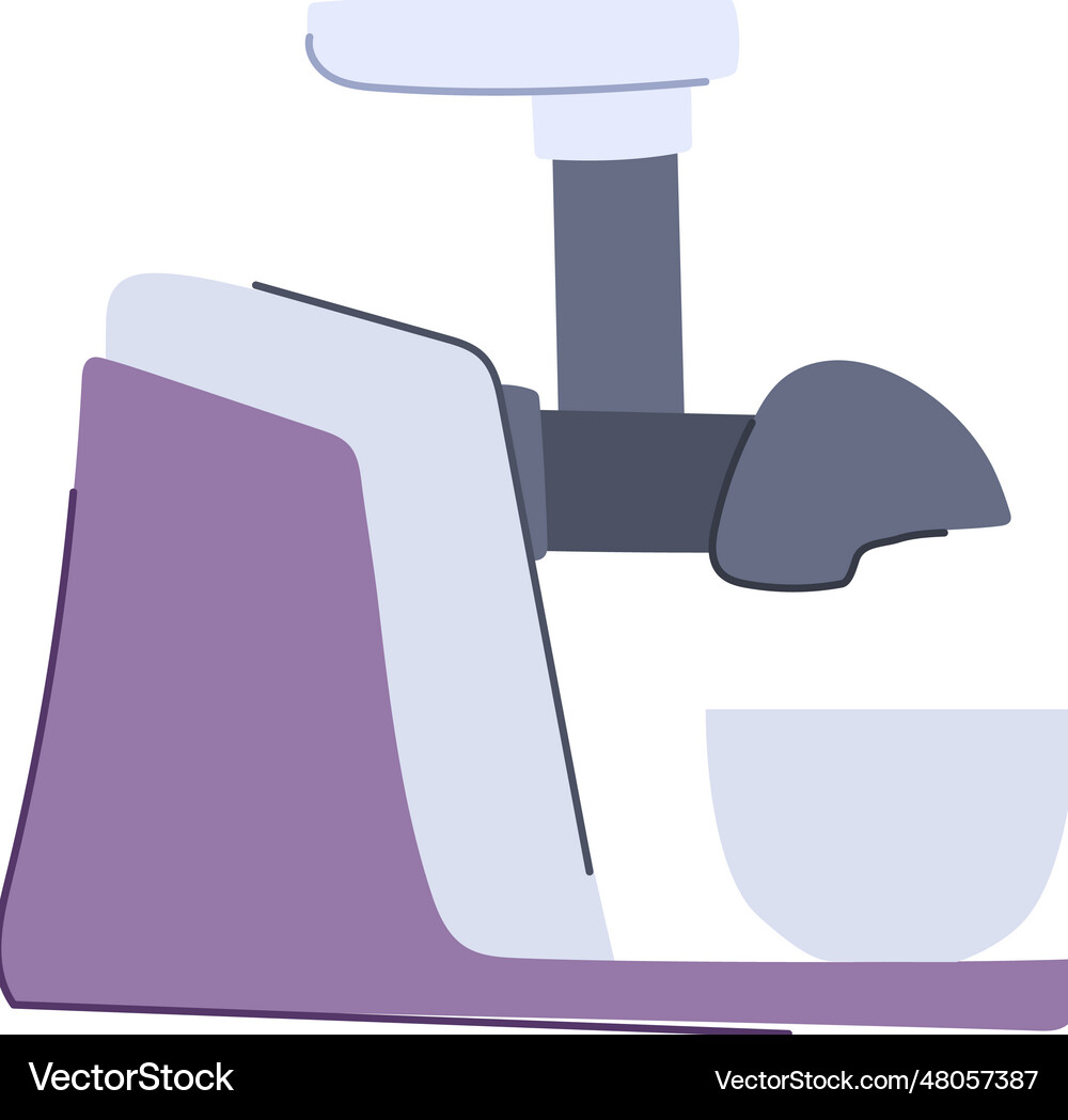 Electric meat grinder cartoon Royalty Free Vector Image
