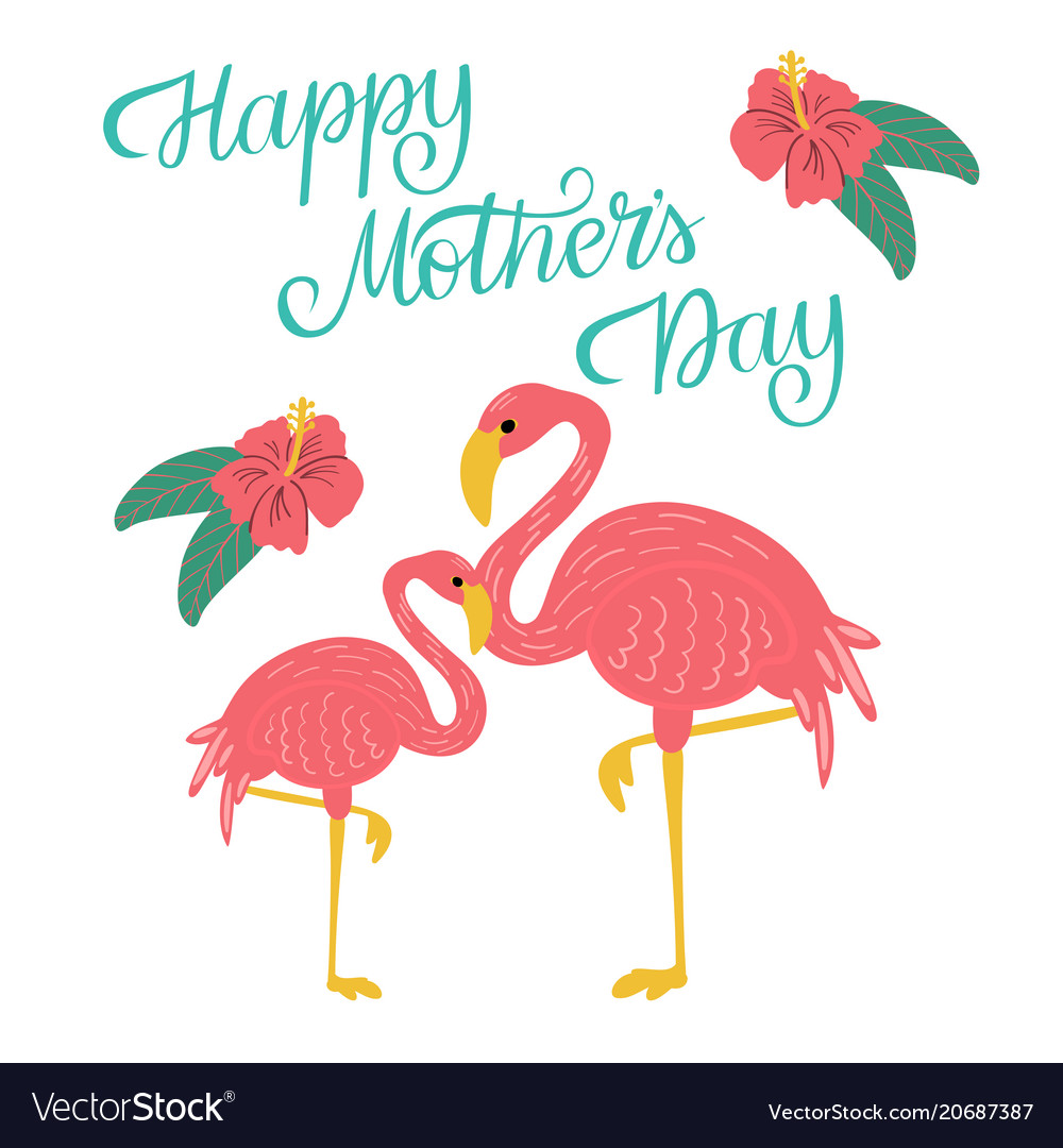 Happy mothers day greeting card template