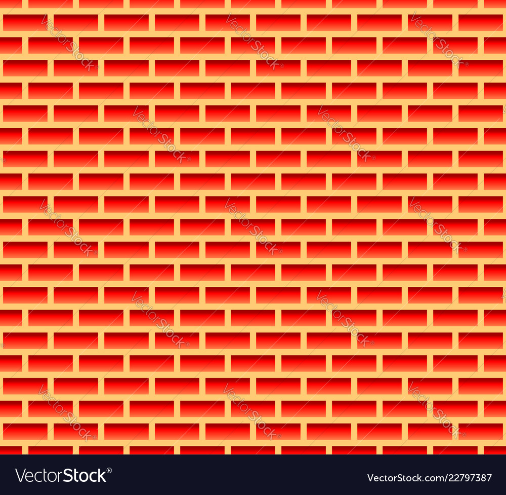 Red brick seamless pattern background graphics vector image Red brick seamless pattern background graphics