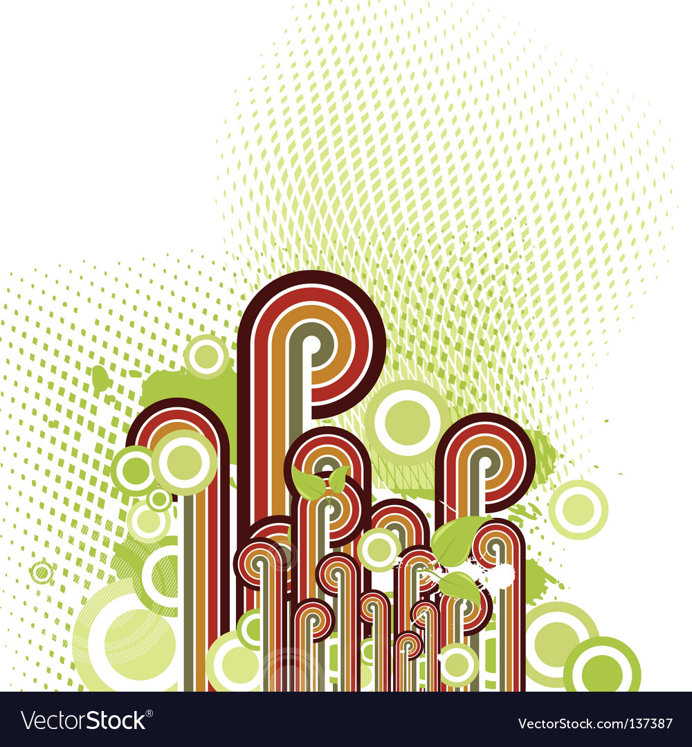 Retro Abstract Pattern Background