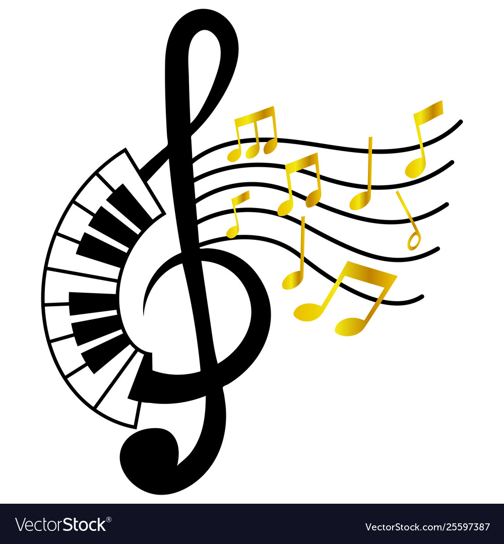 Treble clef Royalty Free Vector Image - VectorStock