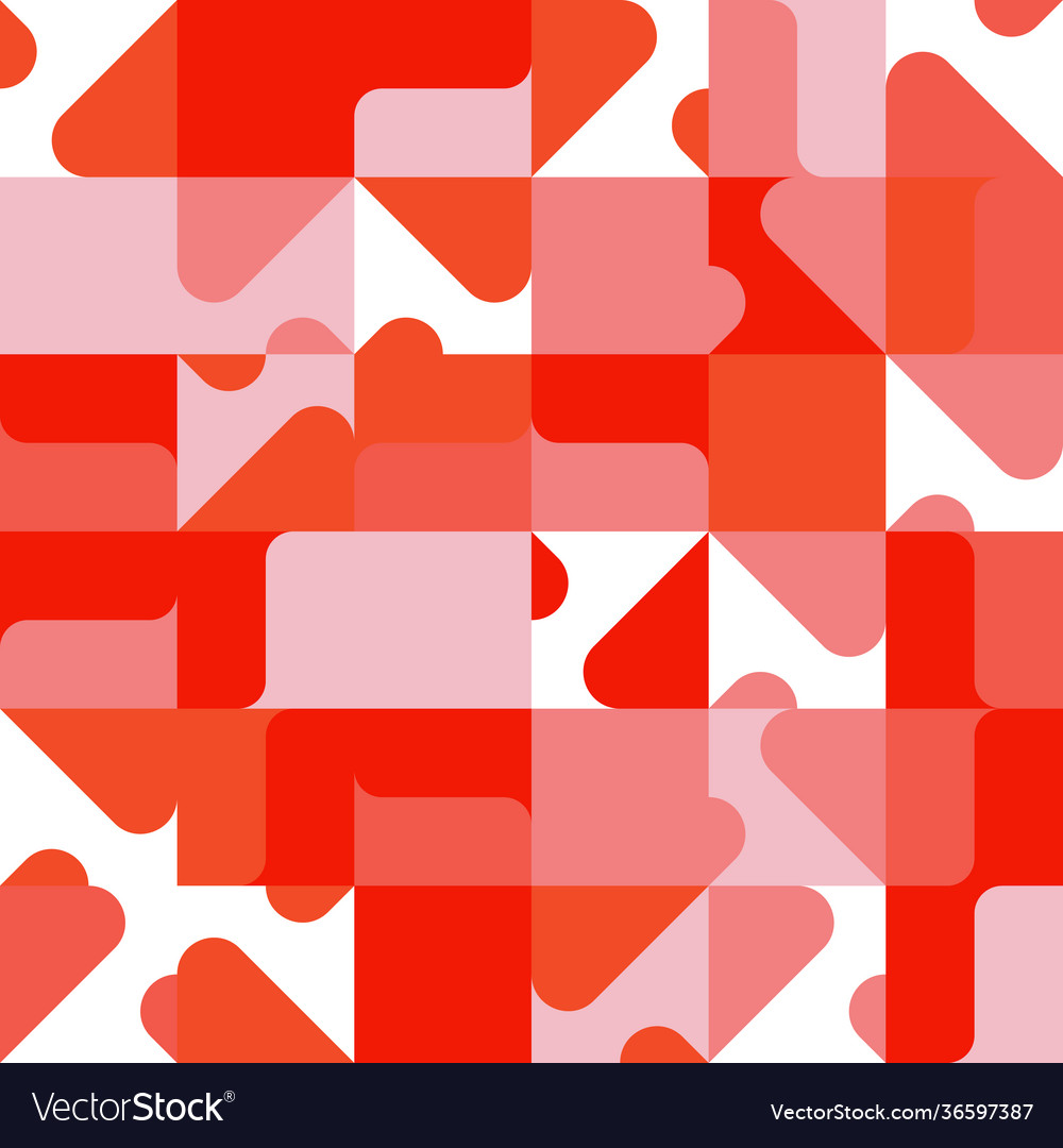 Warm colored circular pattern design vector image Warm colored circular pattern design
