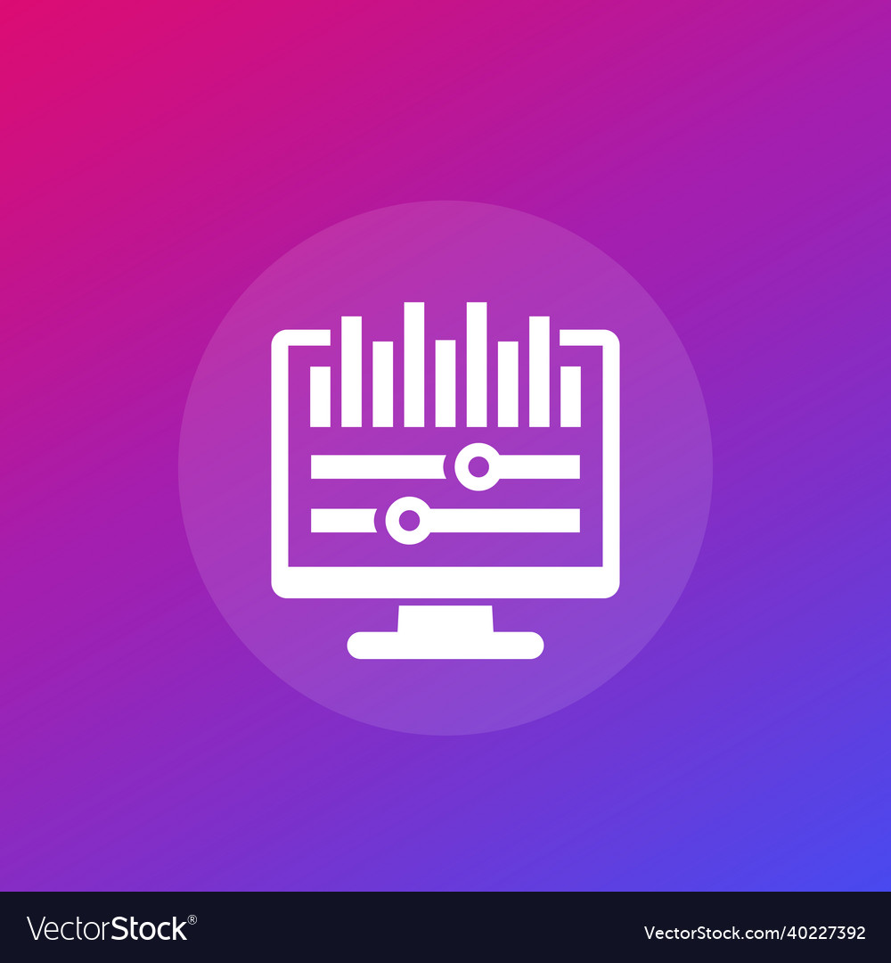 Audio editor editing software icon