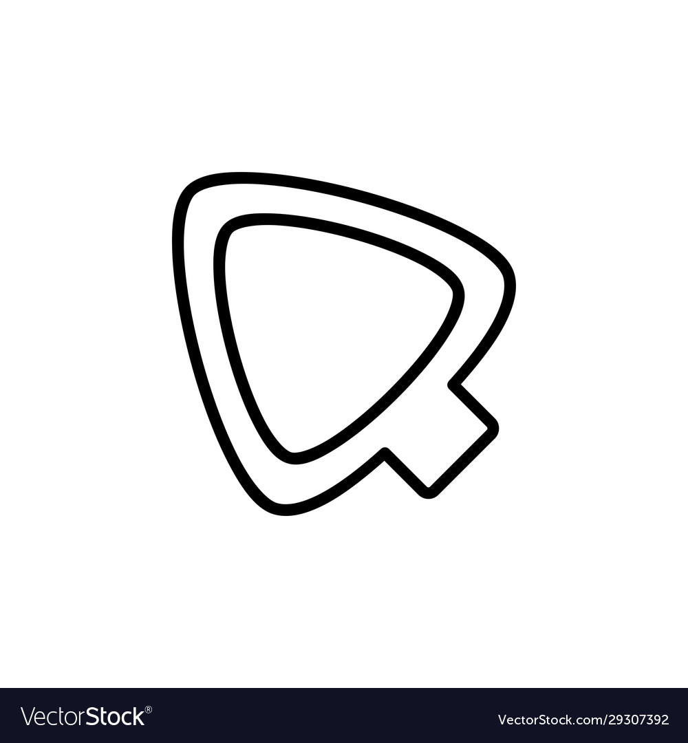 Cursor icon perfect for application web logo vector image Cursor icon perfect for application web logo