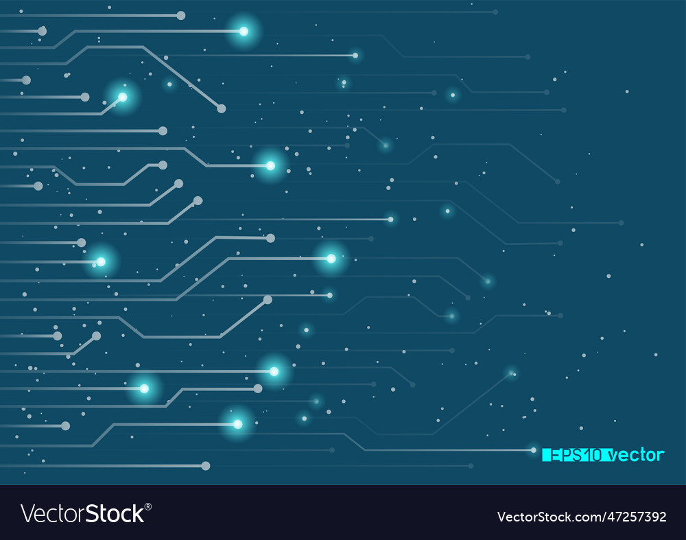 Electronics smart technology tech background vector image Electronics smart technology tech background
