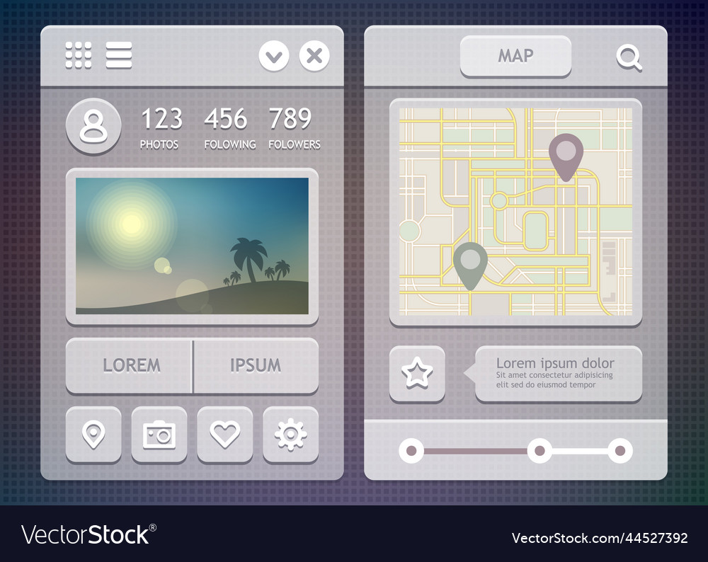 Flat ui elements kit