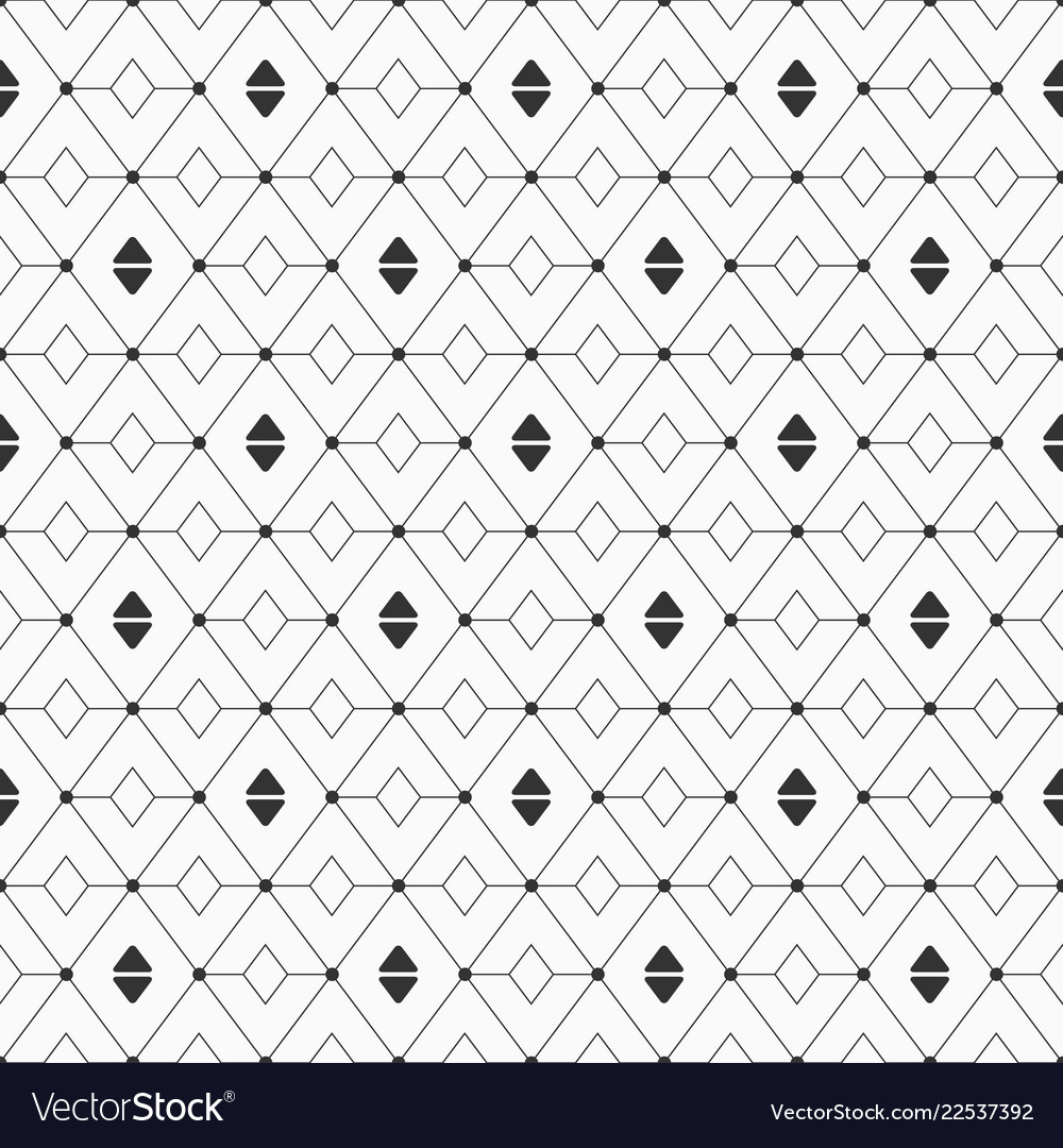 Geometric pattern with rhombuses