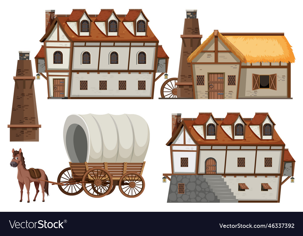 Medieval Objects Set