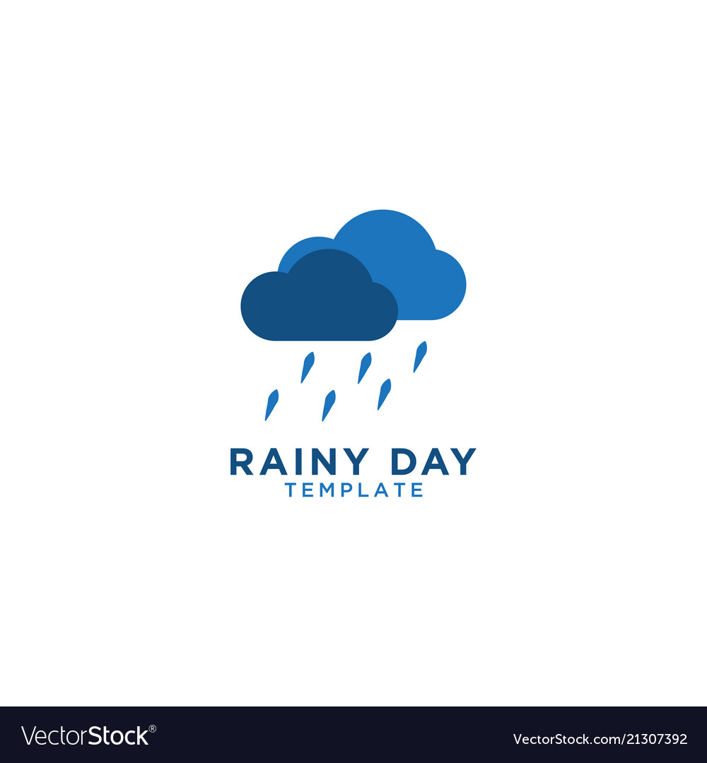 Rainy day Royalty Free Vector Image - VectorStock