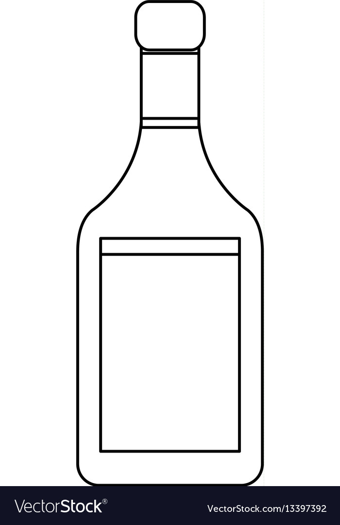 Whisky bottle icon Royalty Free Vector Image - VectorStock