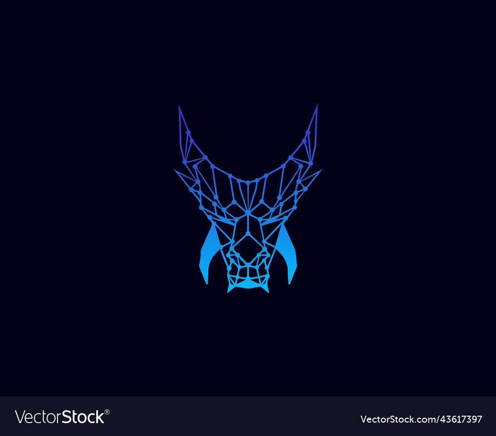 Dragon head technology logo design