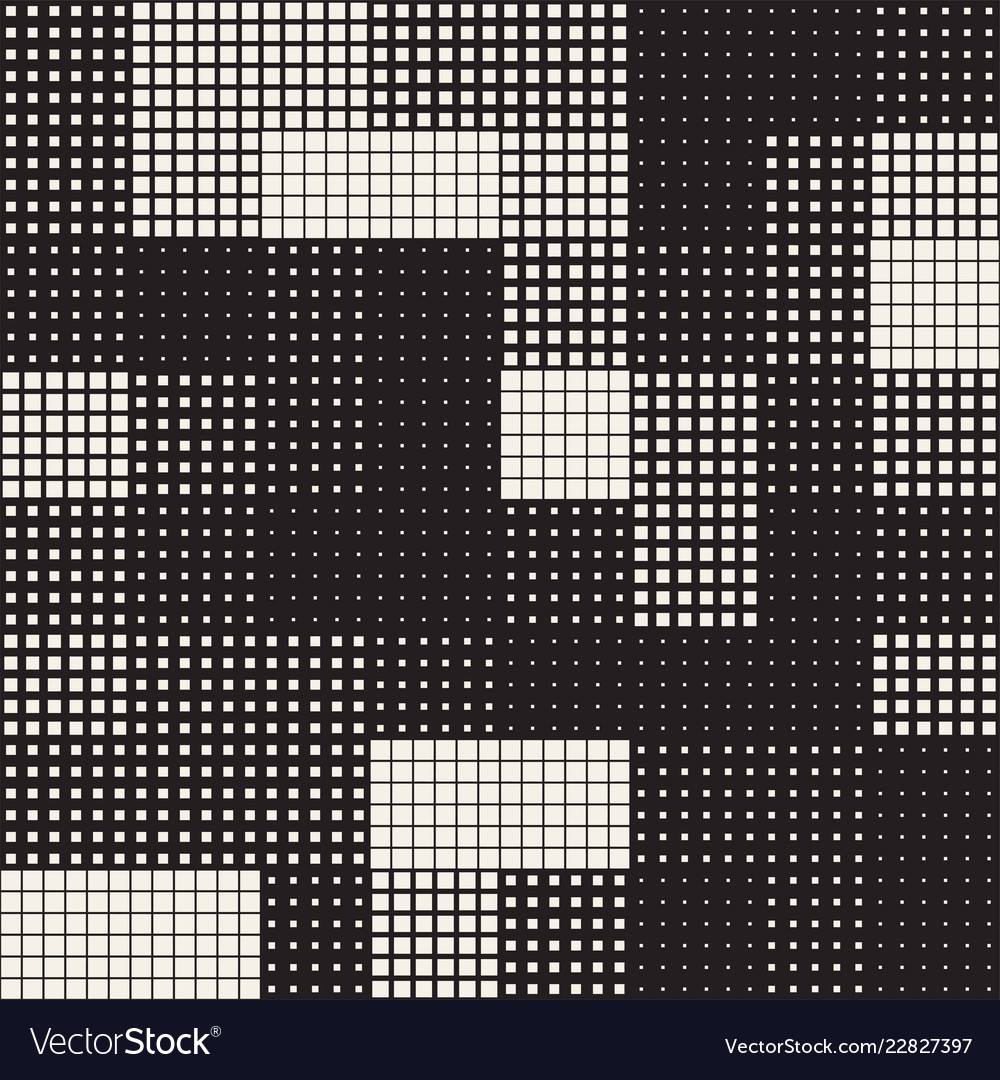 Halftone Abstract Square Pattern