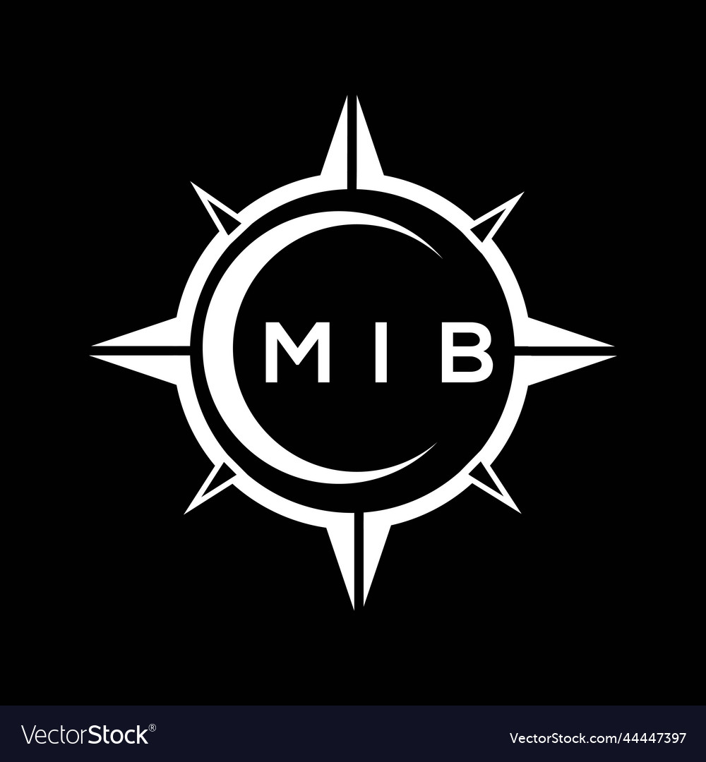mib-abstract-monogram-shield-logo-design-on-black-vector-image for Badge Creator Free Printable Mib Badge Template Mib abstract monogram shield logo design on black Vector Image for Badge Creator Free Printable Mib Badge Template