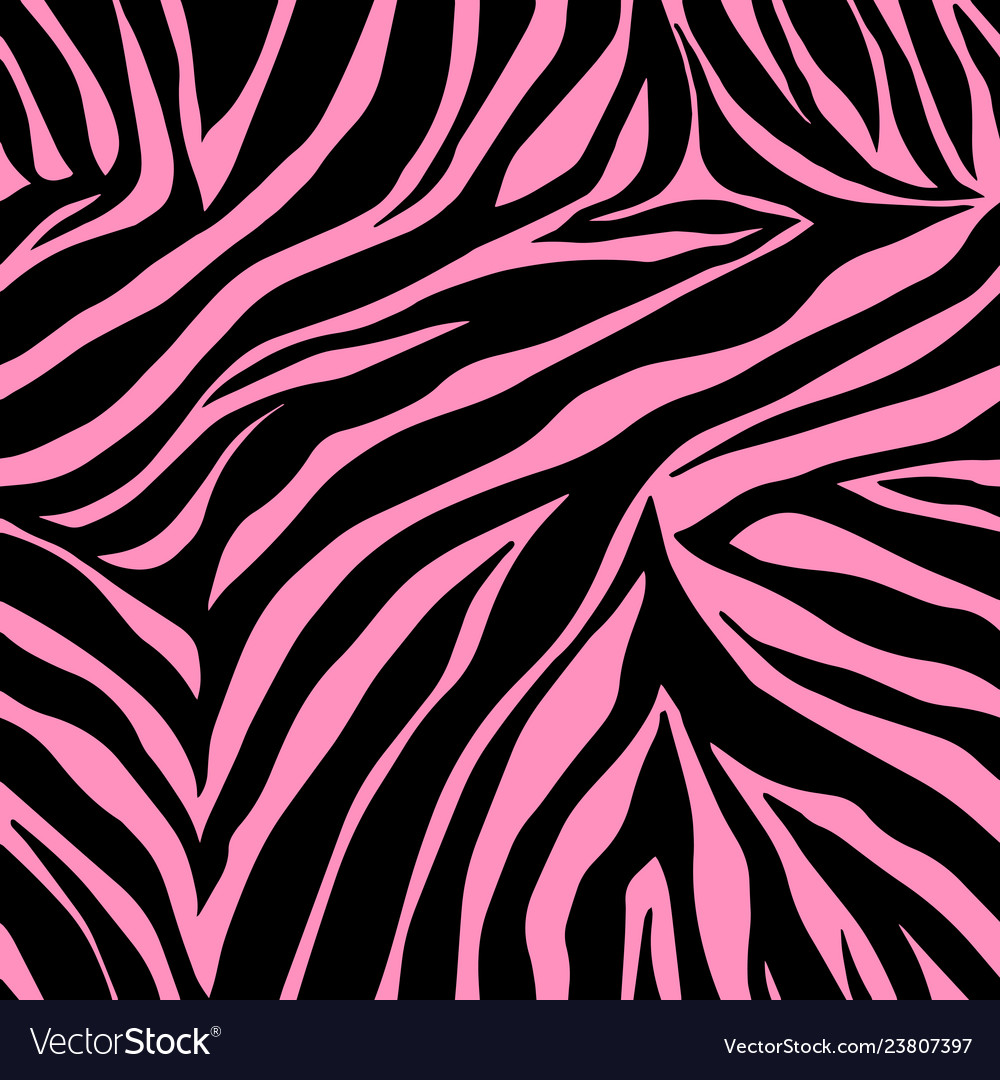 Print zebra ornament seamless pattern