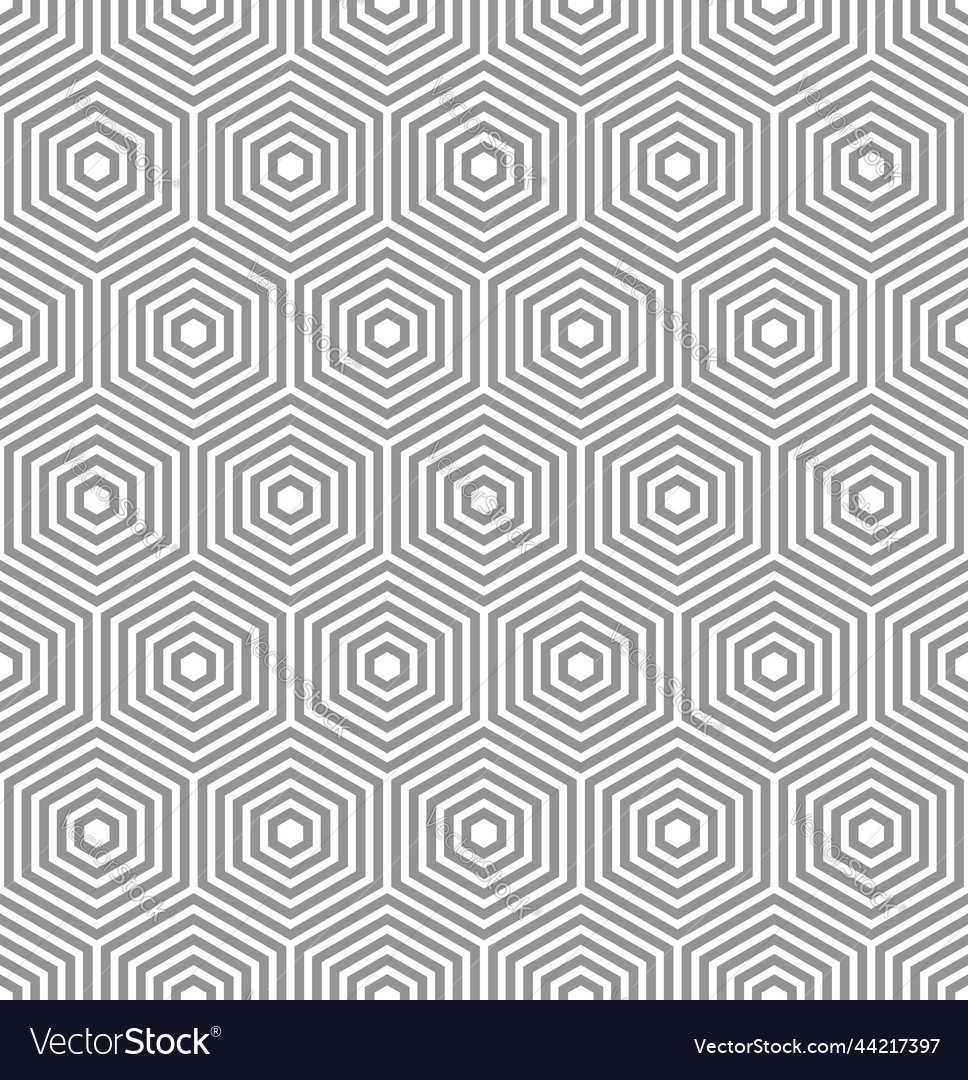 Seamless abstract pattern with hexagonal vector image Seamless abstract pattern with hexagonal