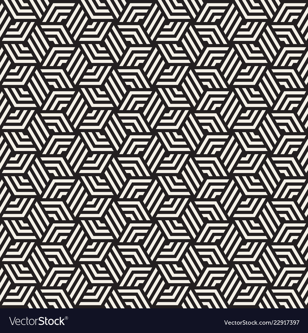 Seamless Geometric Pattern Simple Abstract Lines Vector Image