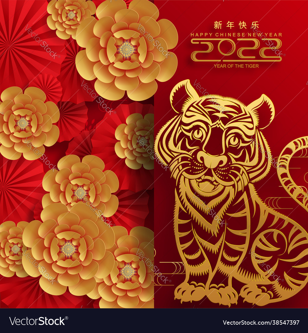 Tiger 2022 881 Royalty Free Vector Image - VectorStock