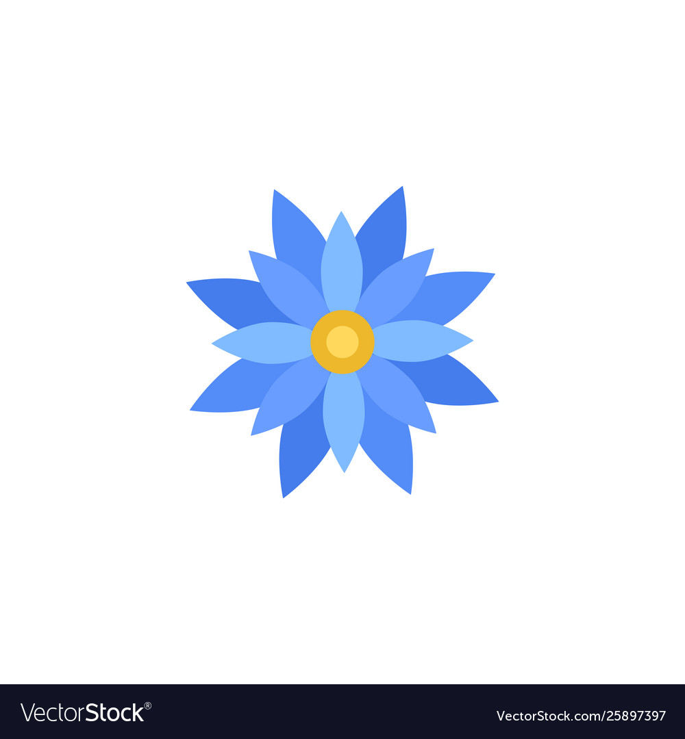 Universal flower icon to use in web and mobile ui vector image Universal flower icon to use in web and mobile ui