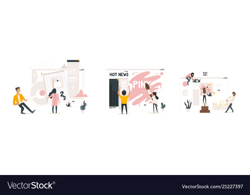 Web Development Concept: Building a Website