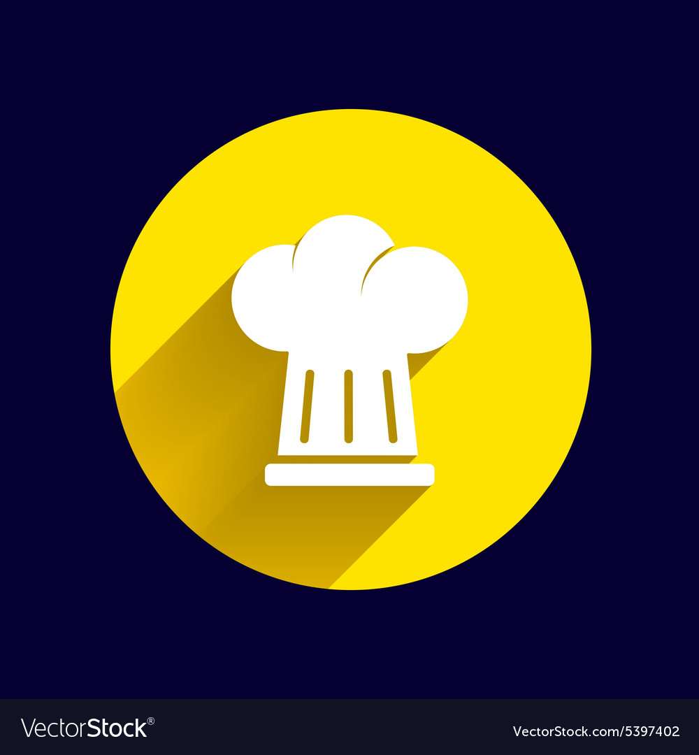 Chef hat icon design in format