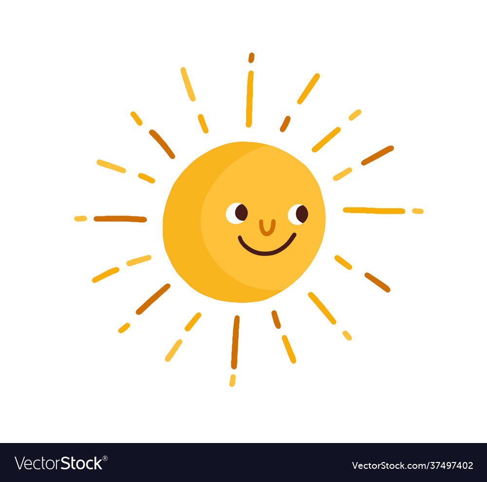 Sun is smiling