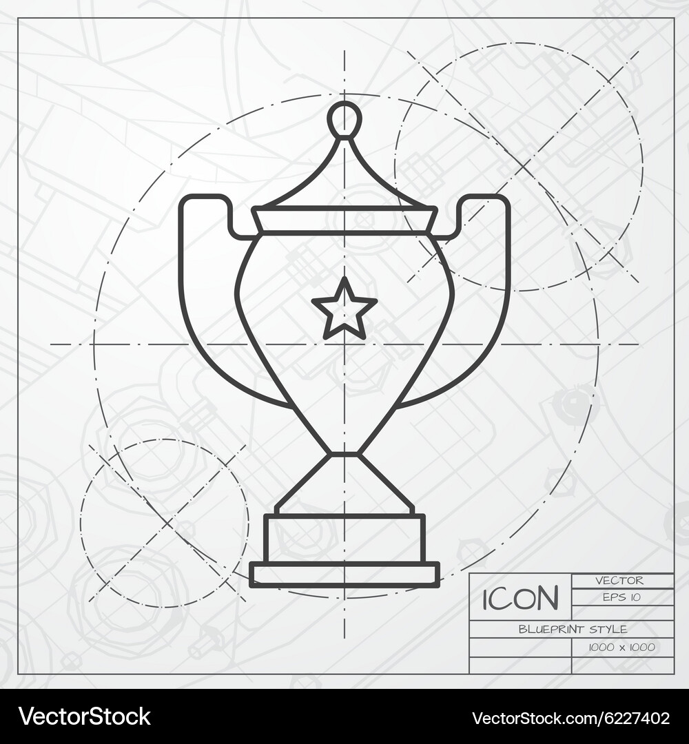 Flat trophy Royalty Free Vector Image - VectorStock