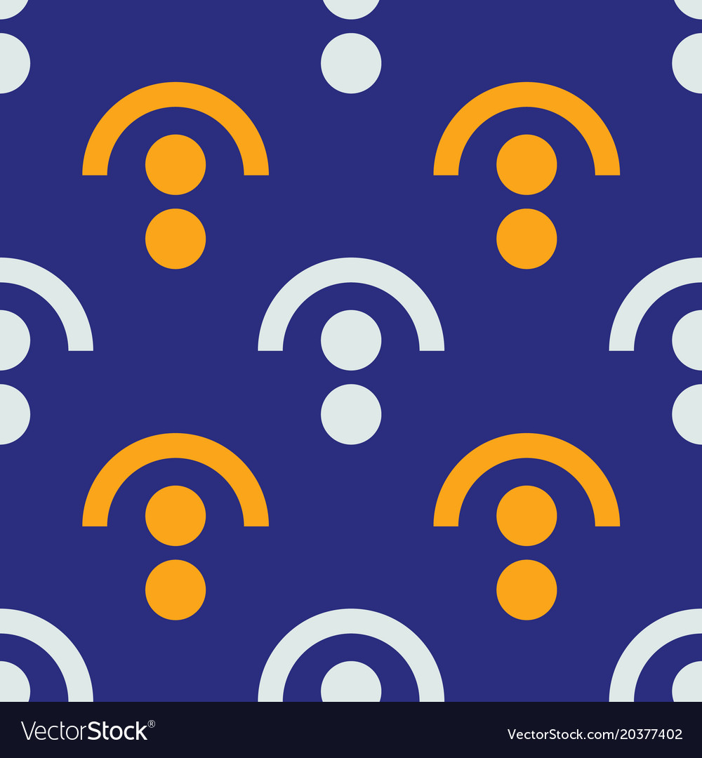 Lock under seamless pattern