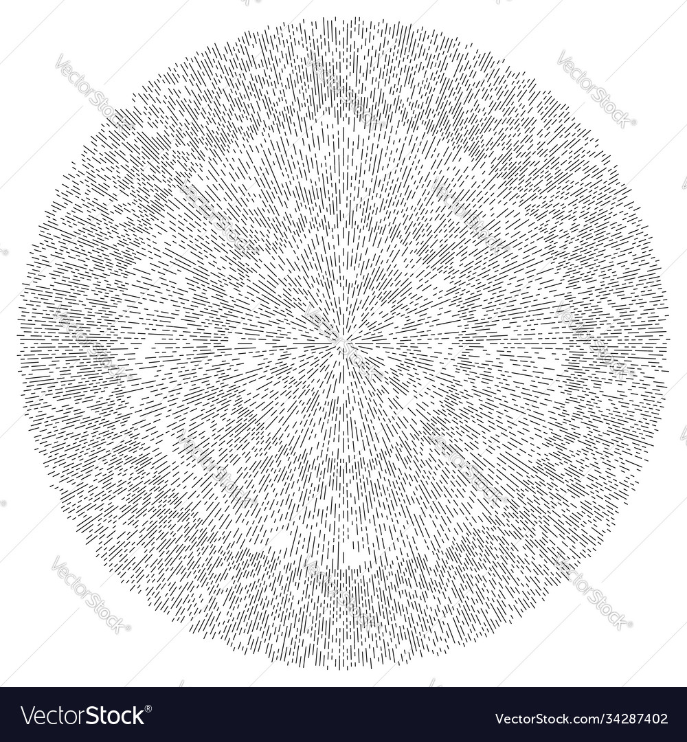 Radial radiating lines abstract burst element vector image Radial radiating lines abstract burst element
