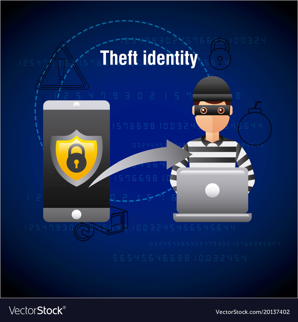 Diebstahl Identität Hacker Laptop hacken mobile Daten