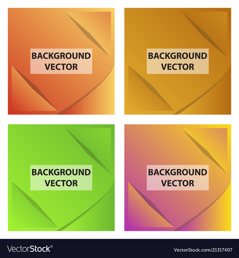 Abstract background set art template design Vector Image Abstract background set art template design