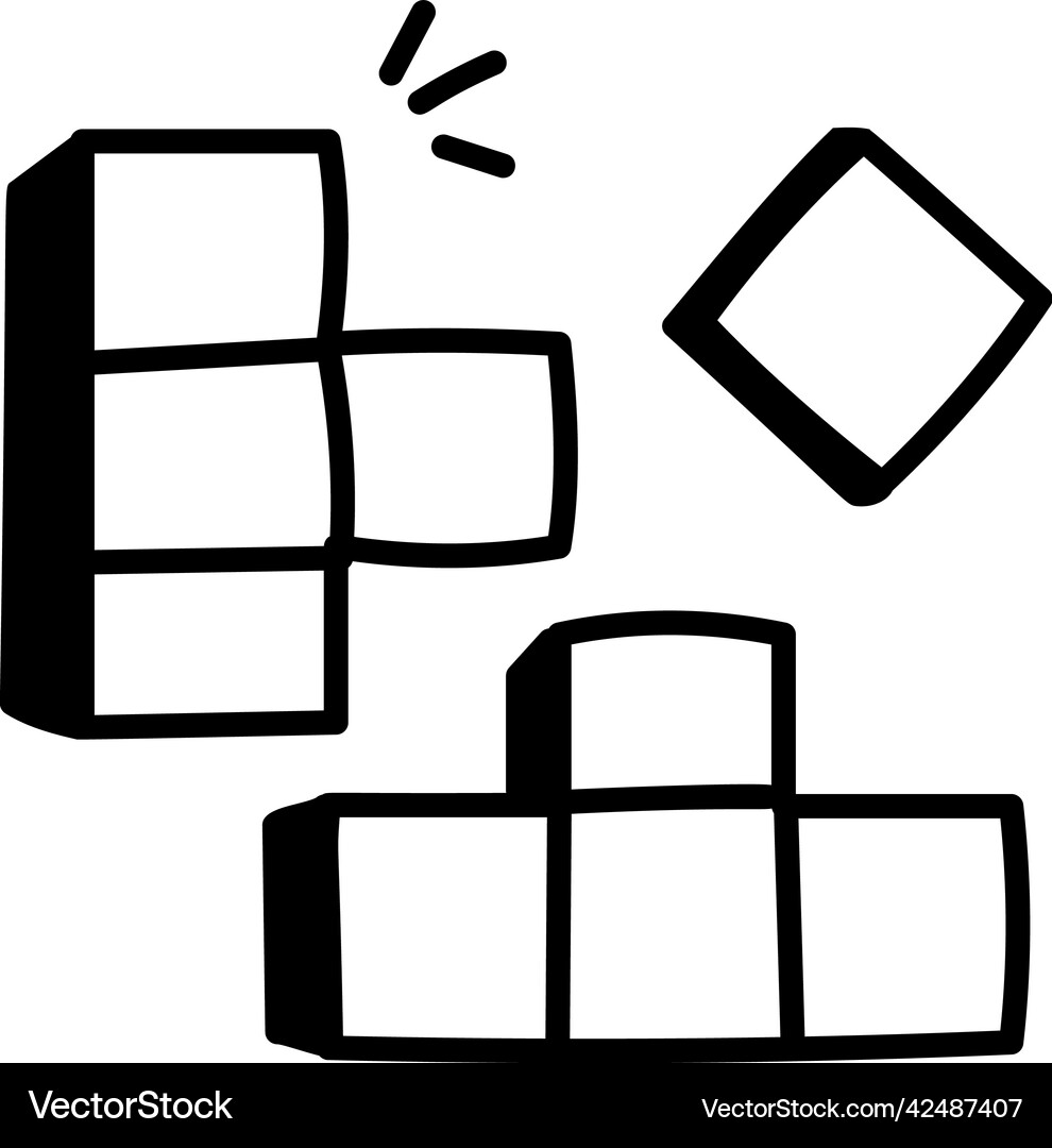 Bricks game Royalty Free Vector Image - VectorStock