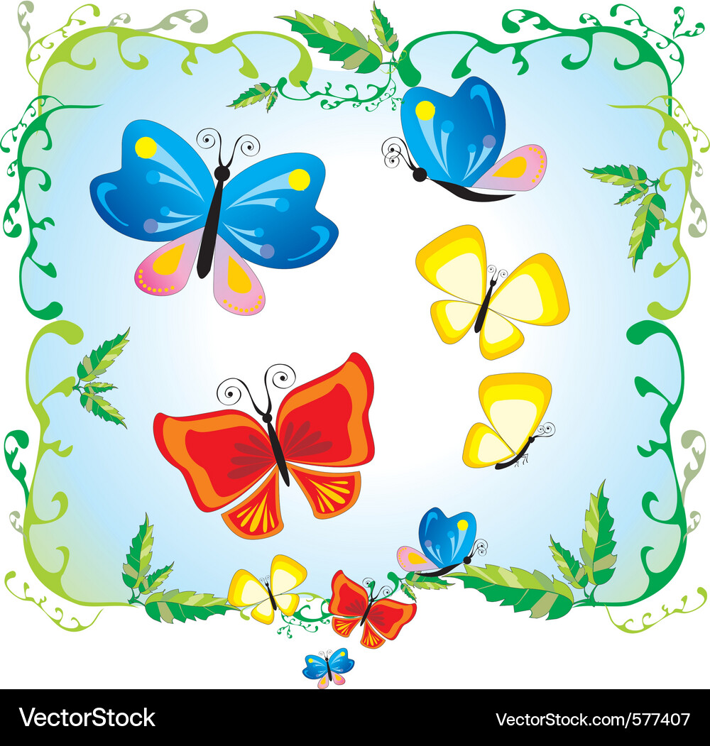 Butterfly Royalty Free Vector Image - VectorStock