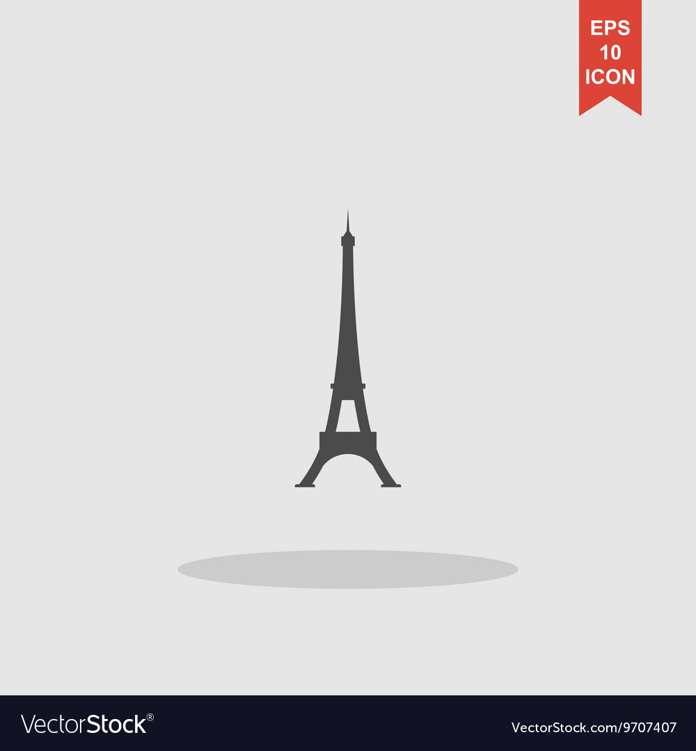 Eiffel Tower Icon - Minimalist