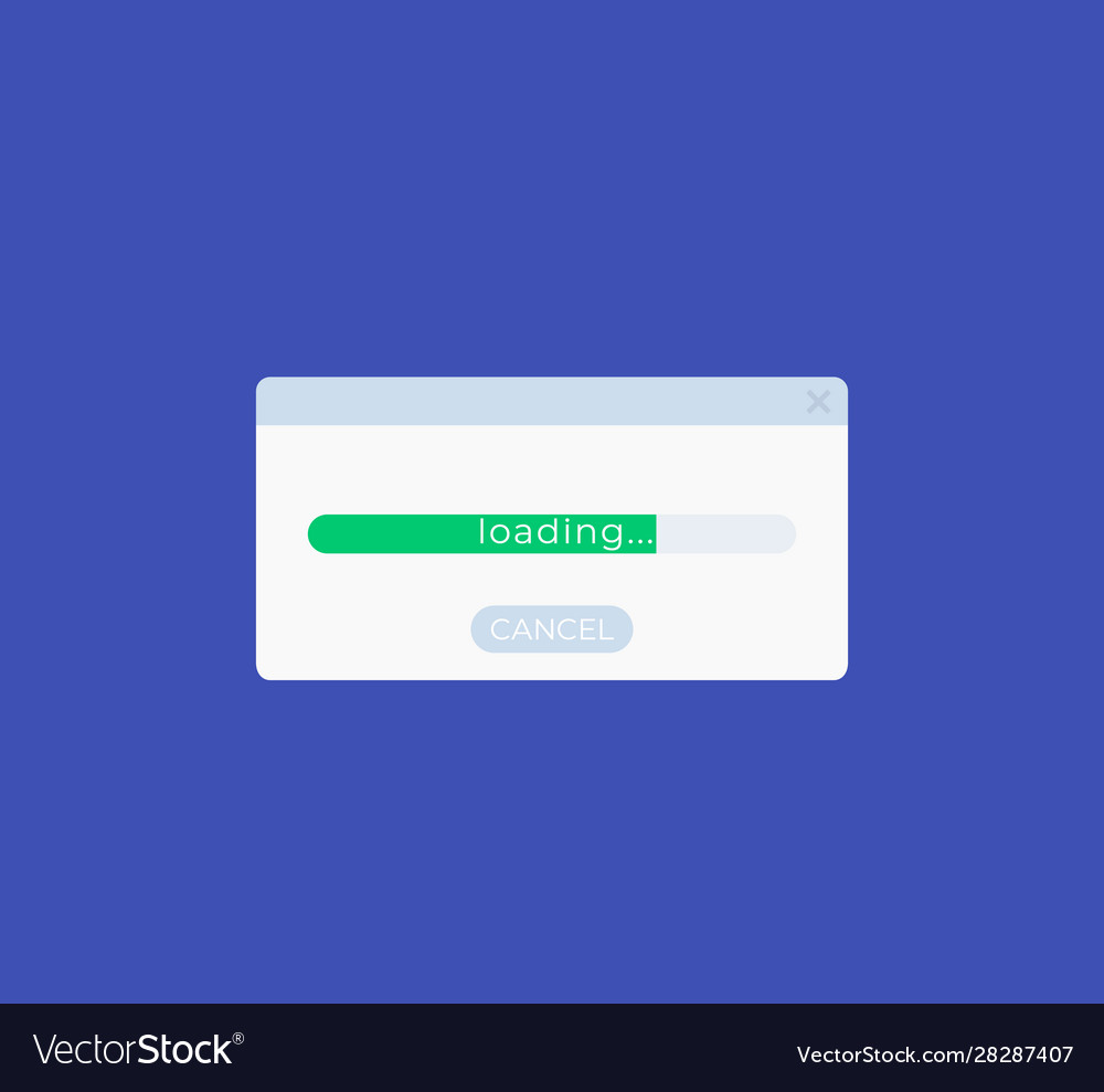 Progress Bar Window UI