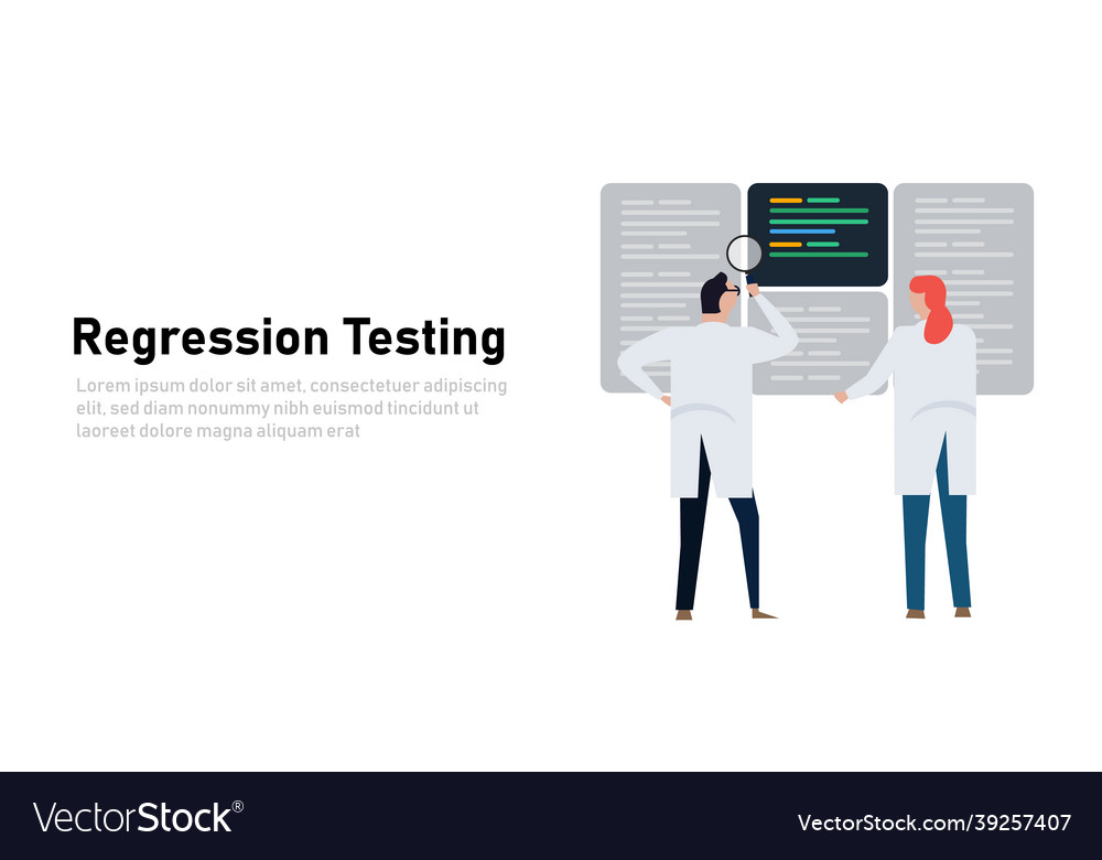 Regression testing to ensure that previously
