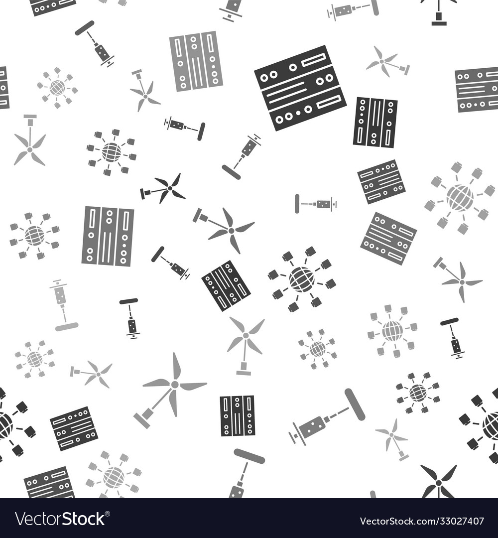 Set server data web hosting syringe social Vector Image Set server data web hosting syringe social