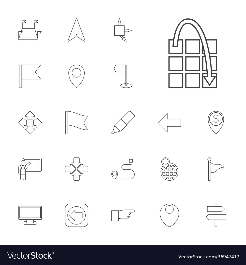 22 pointer icons
