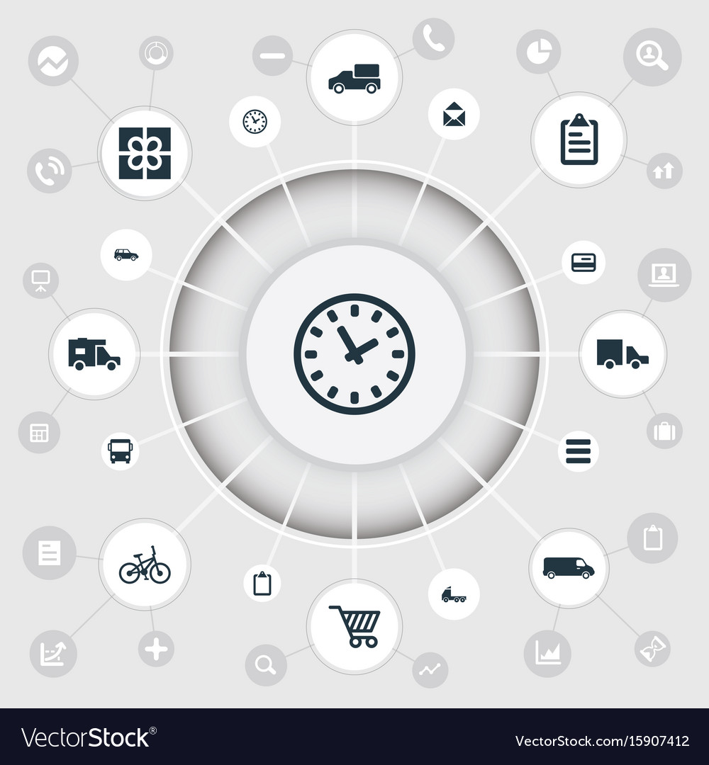 Distribution Icons Set