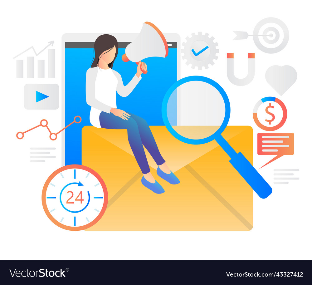 Email marketing Royalty Free Vector Image - VectorStock