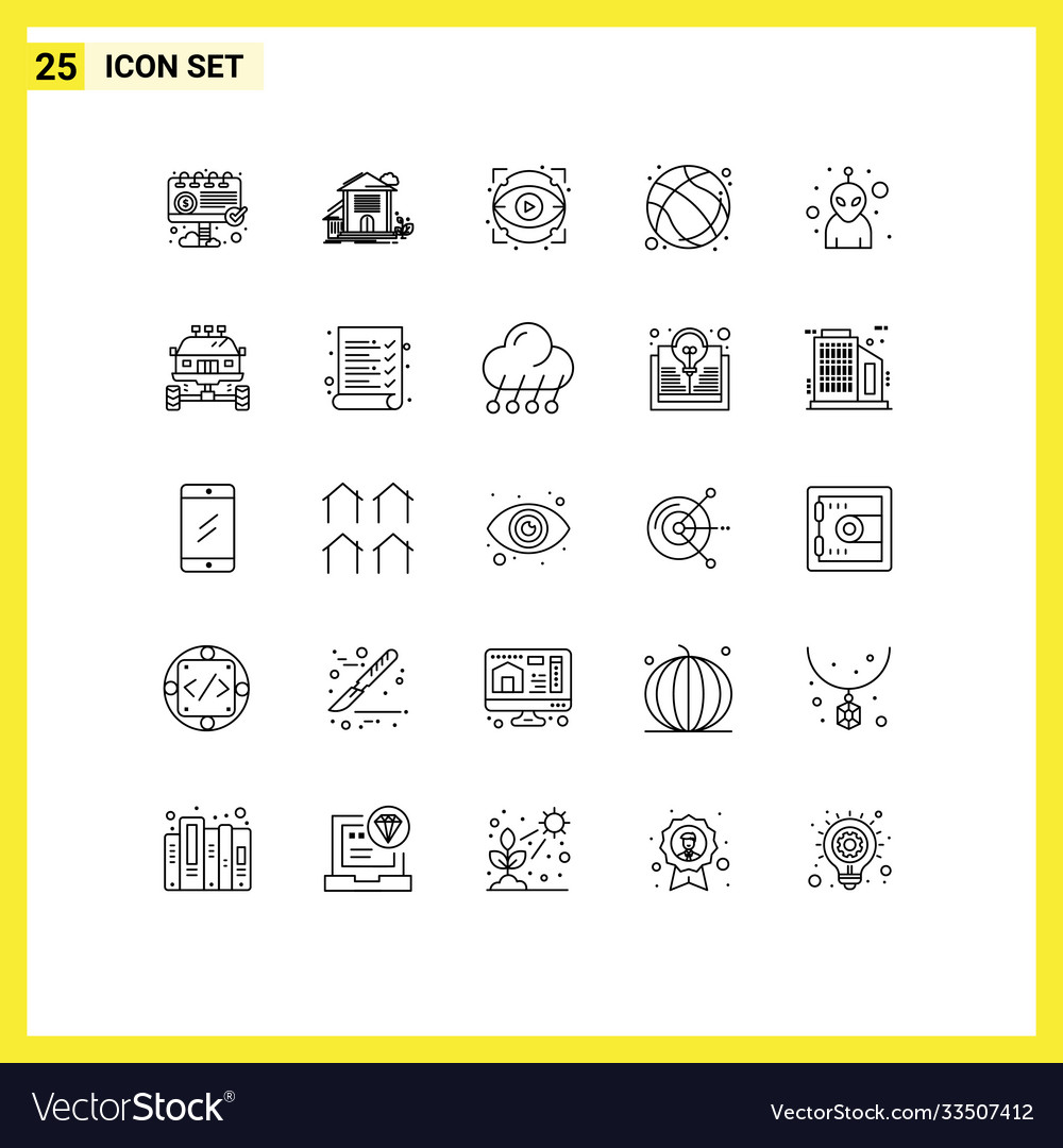 Group 25 modern lines set for exercise game