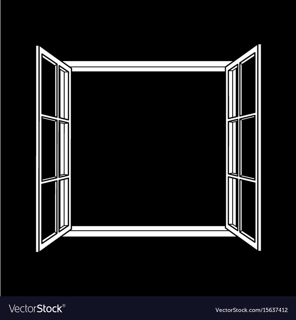 Open window frame icon