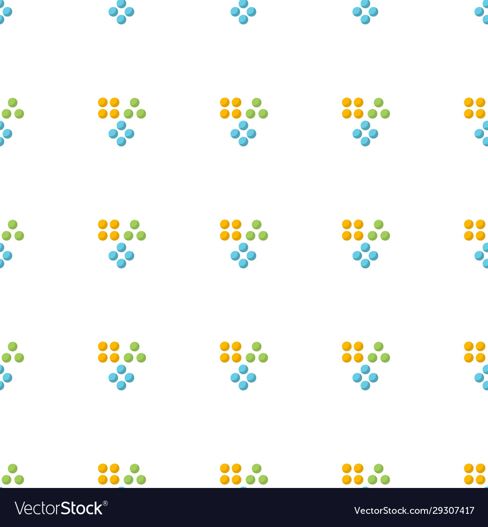 Clustering icon pattern seamless isolated on white