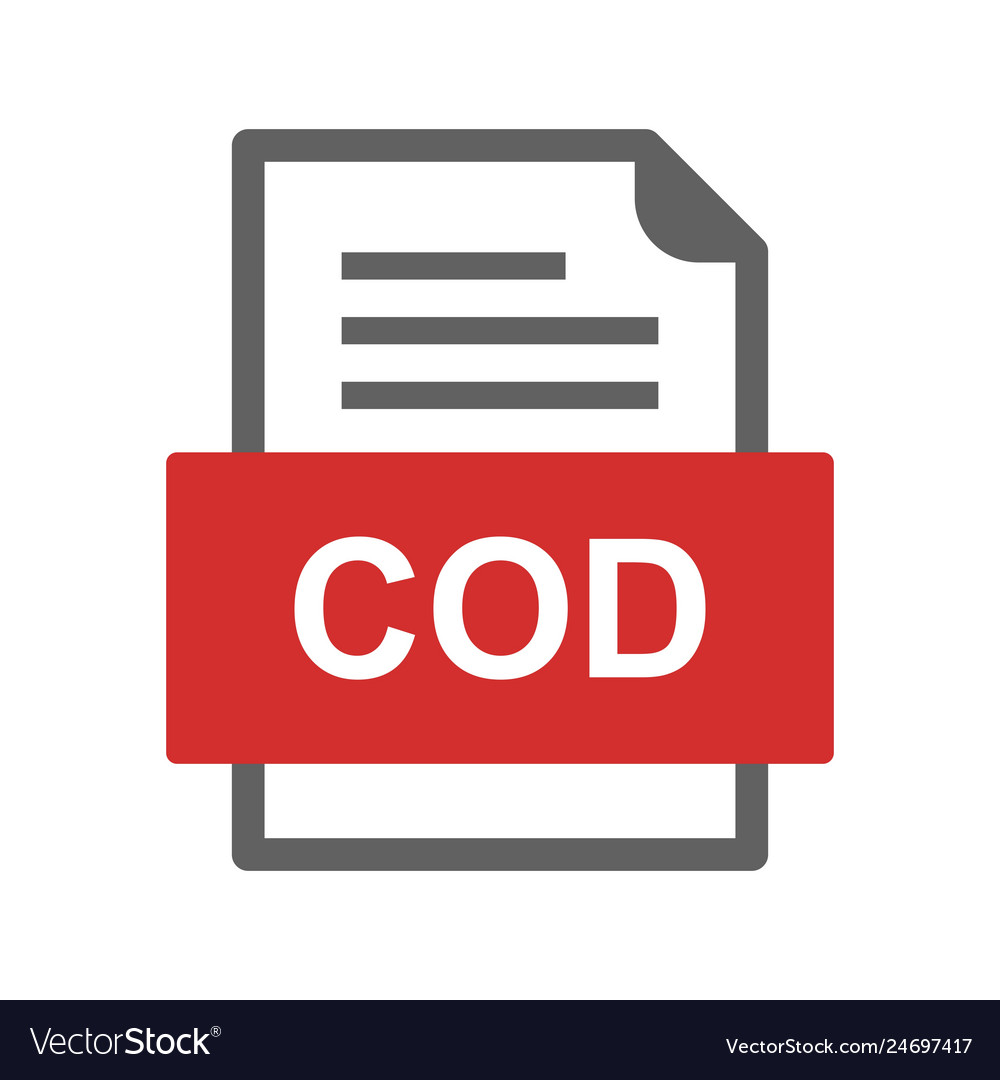 Cod file document icon