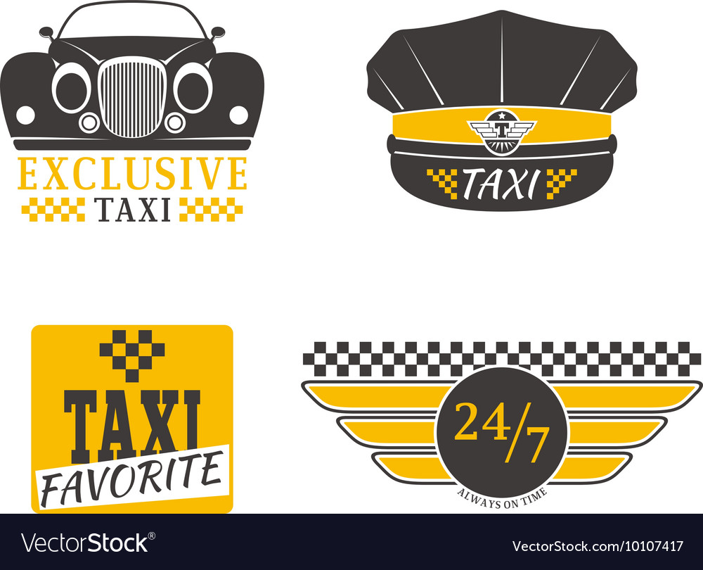 Taxi logo badge