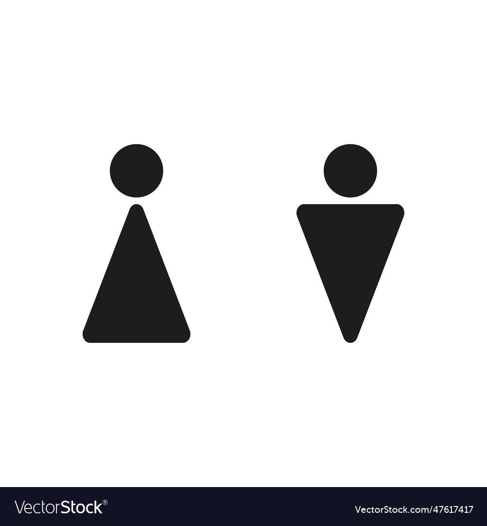 Wc icon stock image Vector Image Wc icon stock image