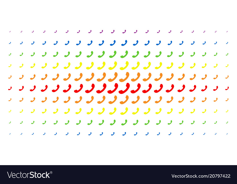 Call spectrum halftone array