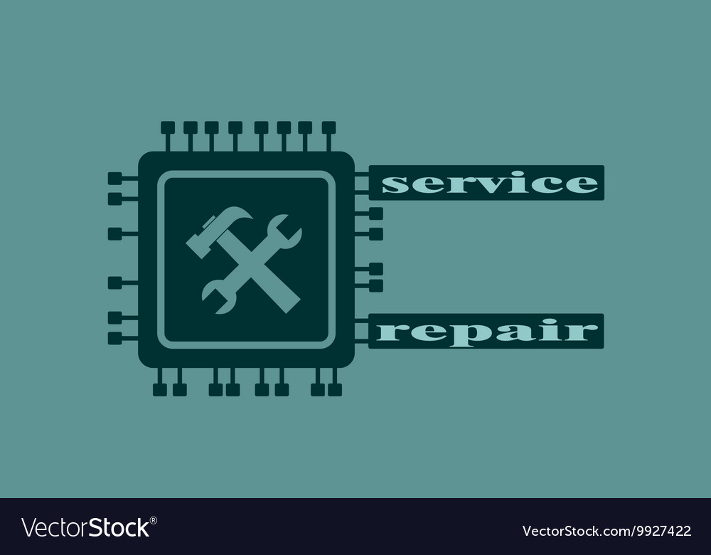 Cpu microprocessor icon