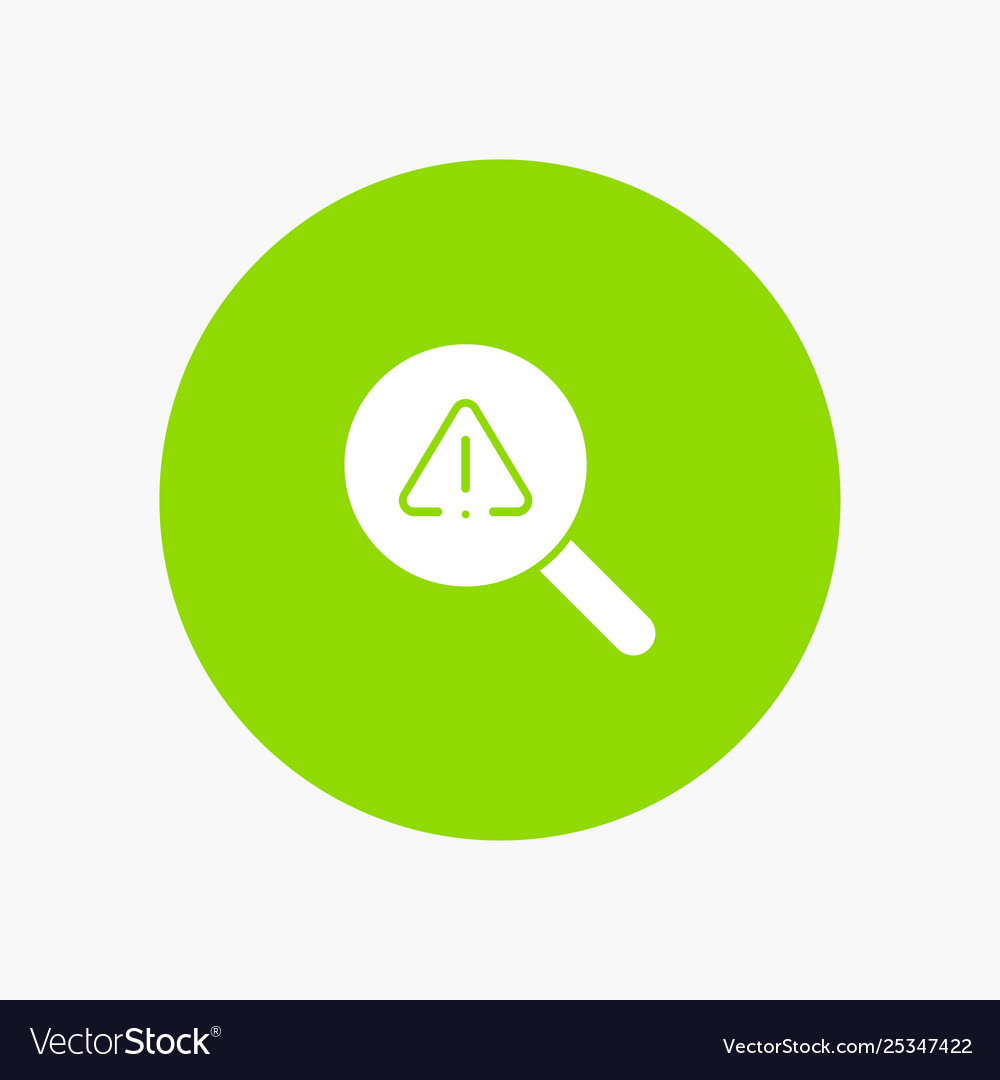 Find search view error Vector Image Find search view error